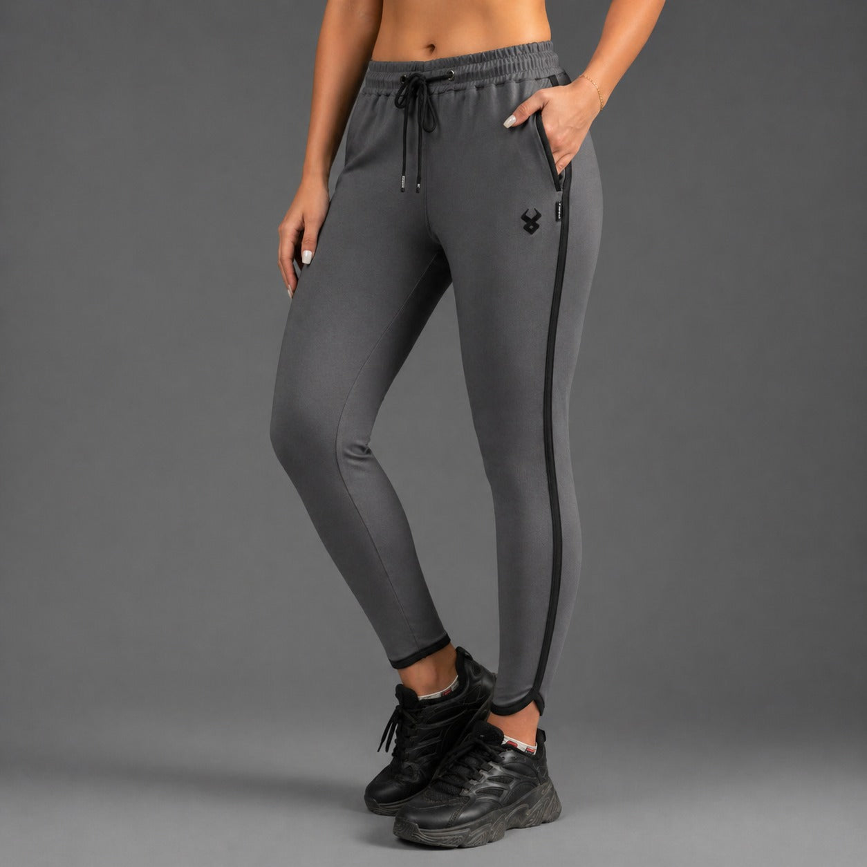FIREOX Women Activewear Trouser, Charcoal Grey