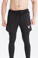 FIREOX Compression Shorts Full Black, 2023