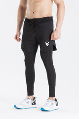 FIREOX Compression Shorts Full Black, 2023