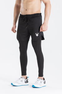FIREOX Compression Shorts Full Black, 2023