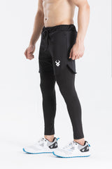 FIREOX Compression Shorts Full Black, 2023