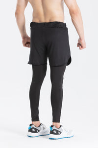 FIREOX Compression Shorts Full Black, 2023