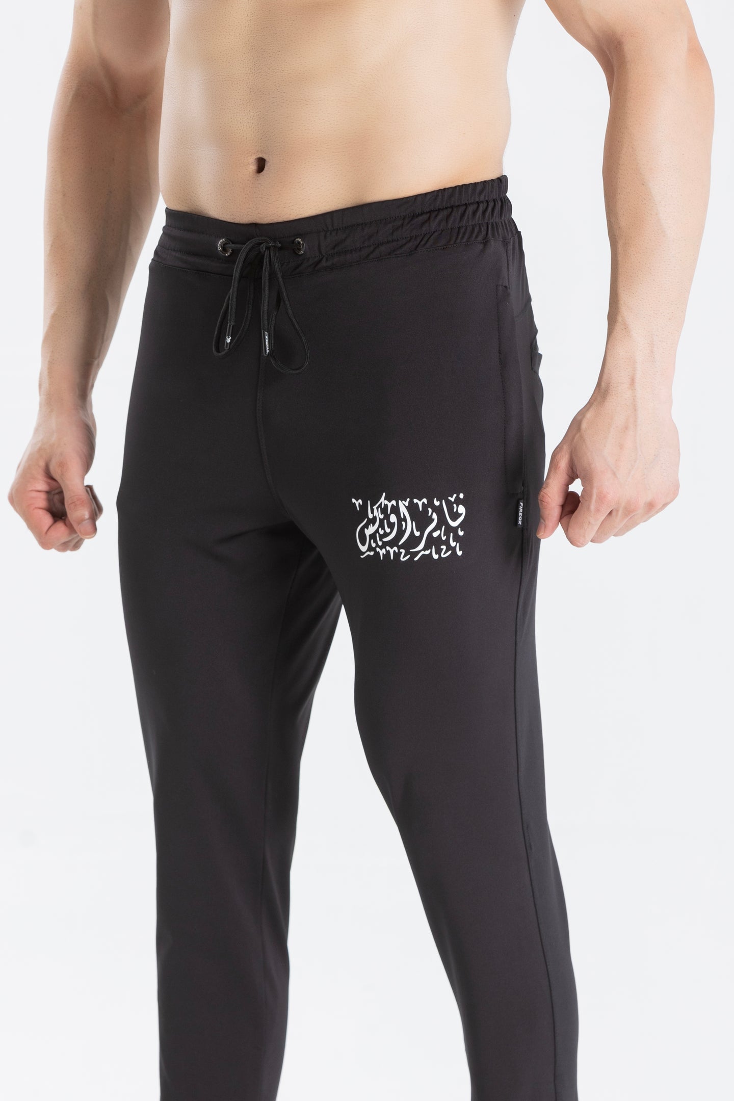 FIREOX Activewear Pro Joggers Black, Back Pockets, 2023