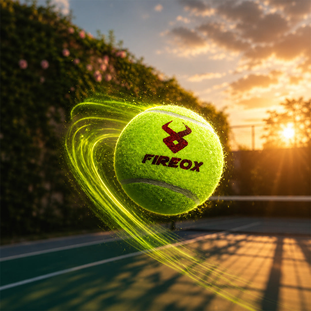 FIREOX Tennis Balls for Tape Ball Cricket