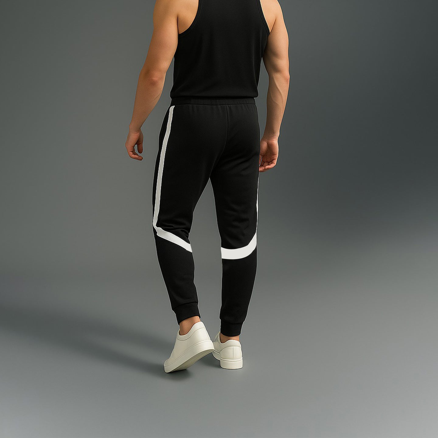 FIREOX MEN Active Fit Trouser, Black White F2, 2025