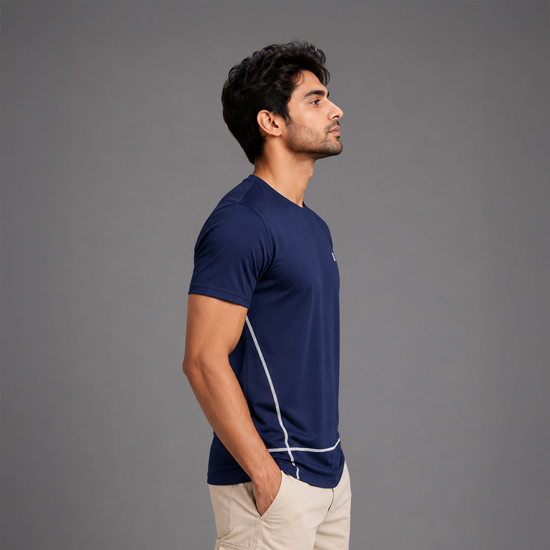 Fireox Actifit T-Shirt, Navy Blue-2, 2026