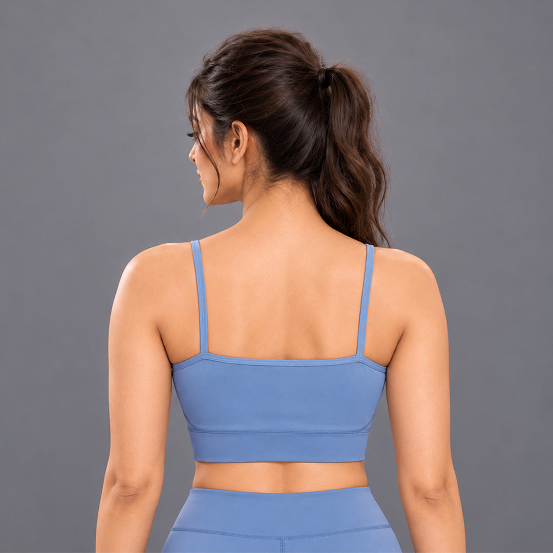 Fireox Sports Bra, Grey Navy
