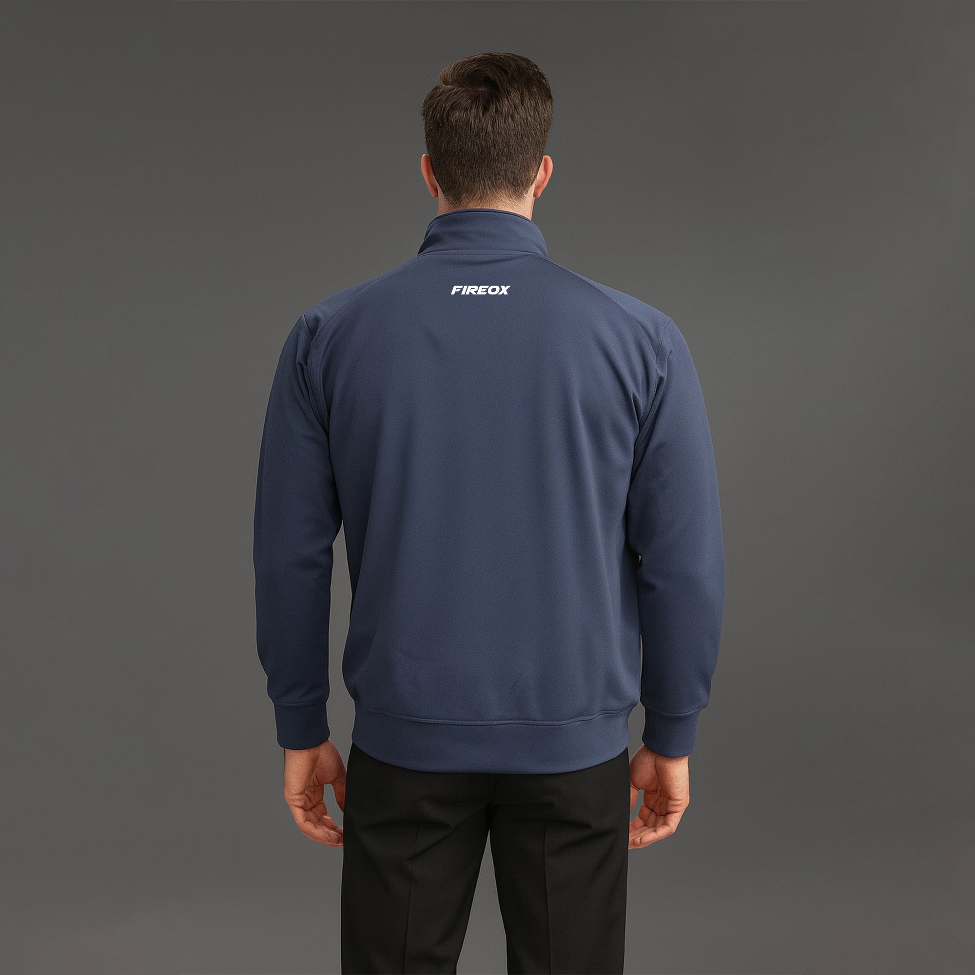 FIREOX MEN Zipper Jacket , Navy Blue, 2025