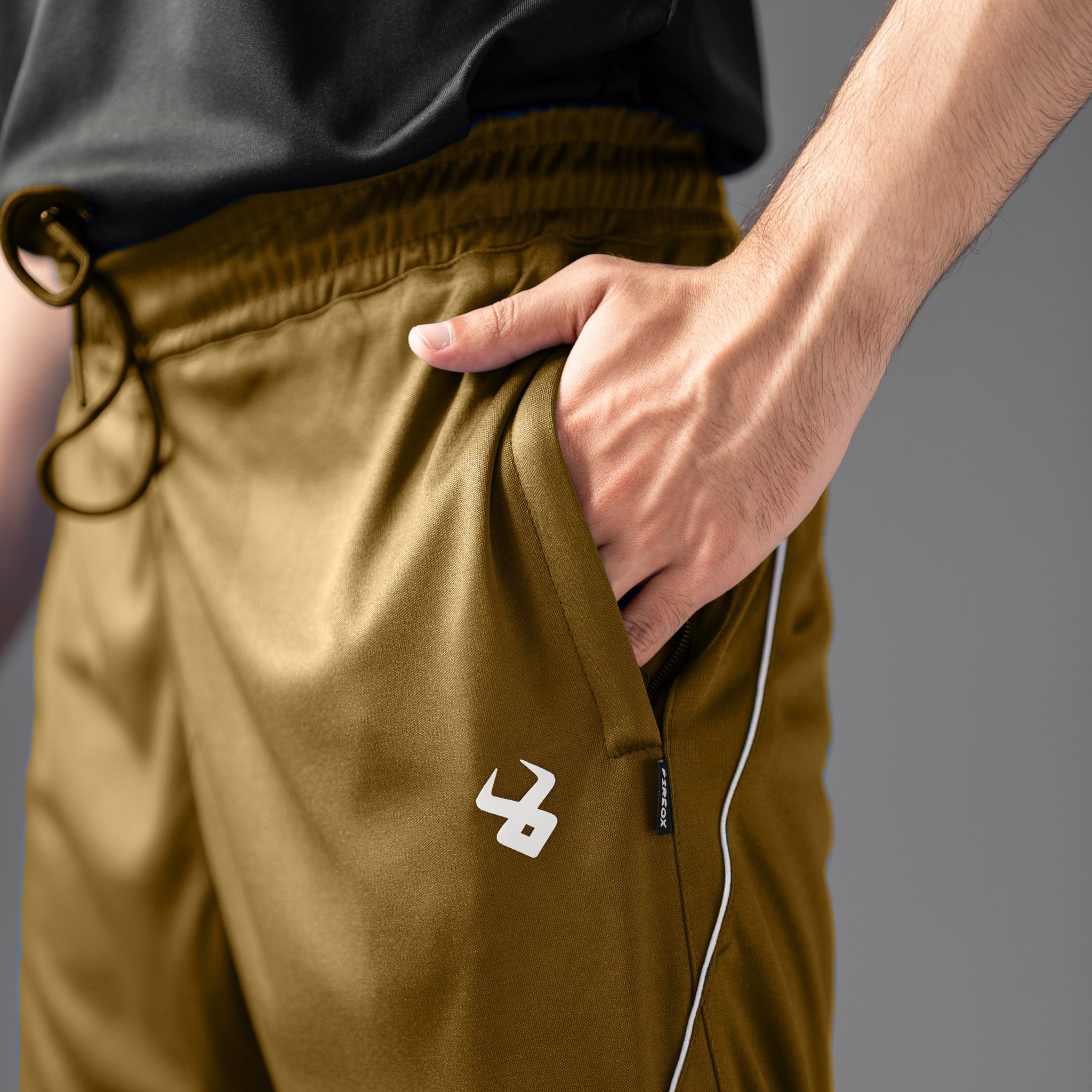 FIREOX Activewear Stripe Trouser, Brown