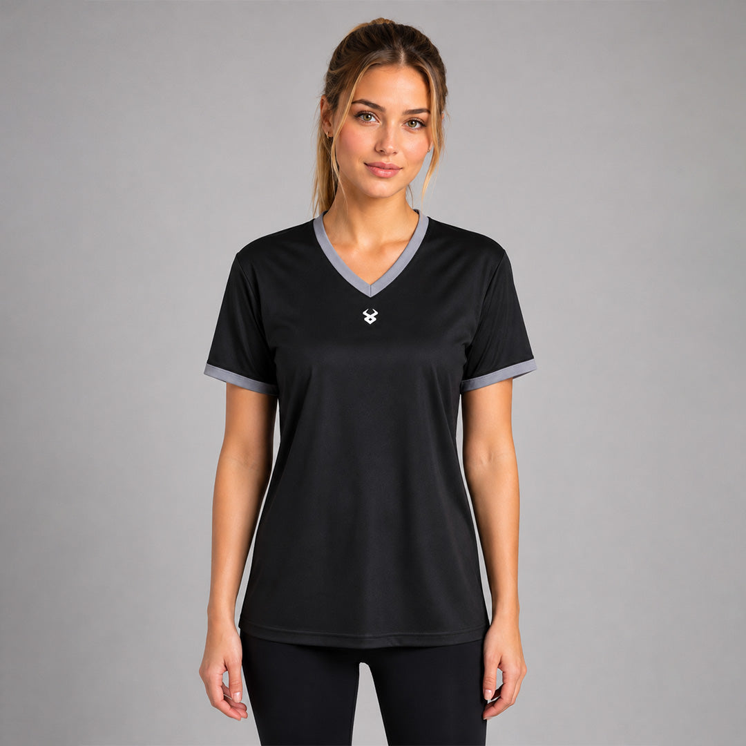 Fireox Women Training T-Shirt, Black-3, 2026