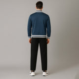 FIREOX MEN Zipper Jacket – White Teal, 2025