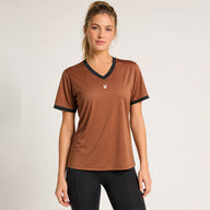 Fireox Women Training T-Shirt, Brown-1, 2026
