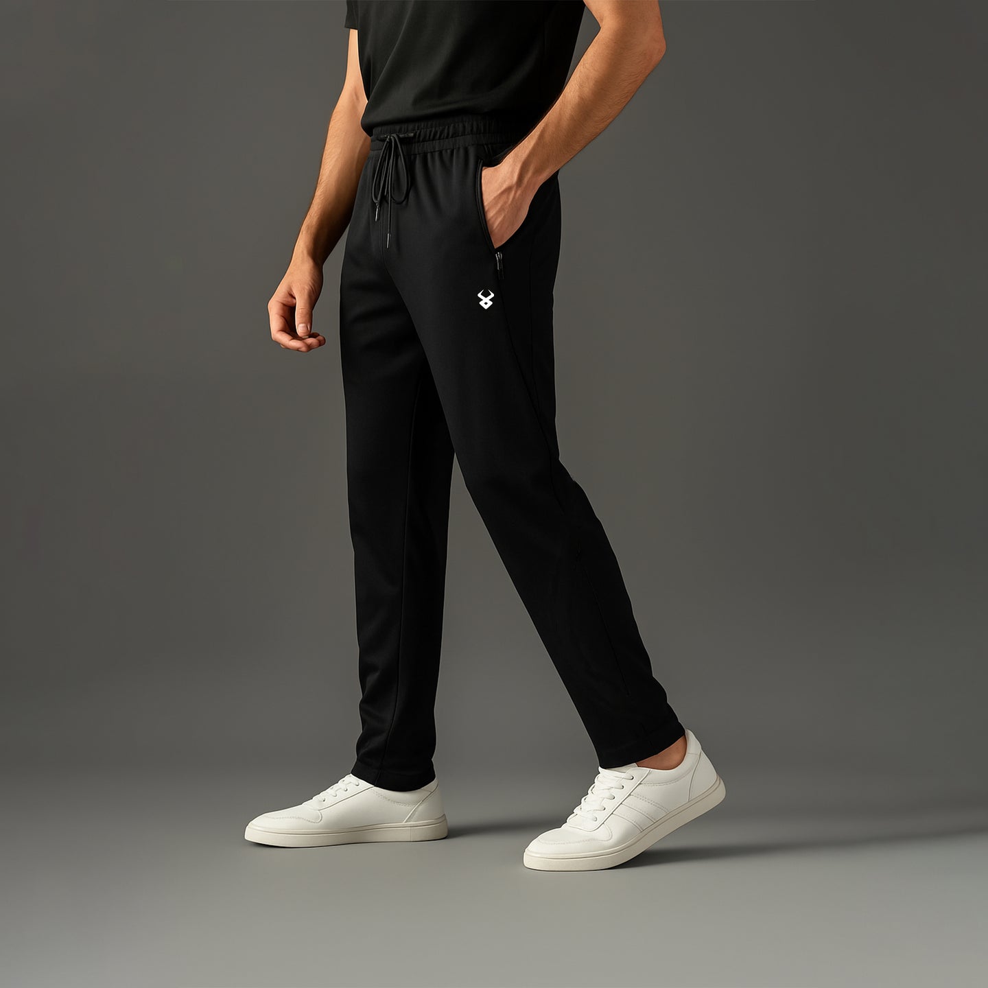 FIREOX MEN Active Fit Trouser, Black White F3, 2025