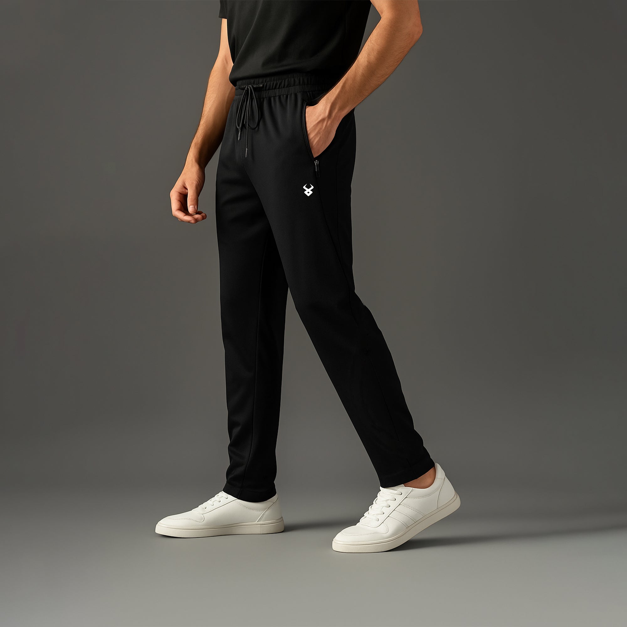 FIREOX MEN Active Fit Trouser, Black White F3, 2025