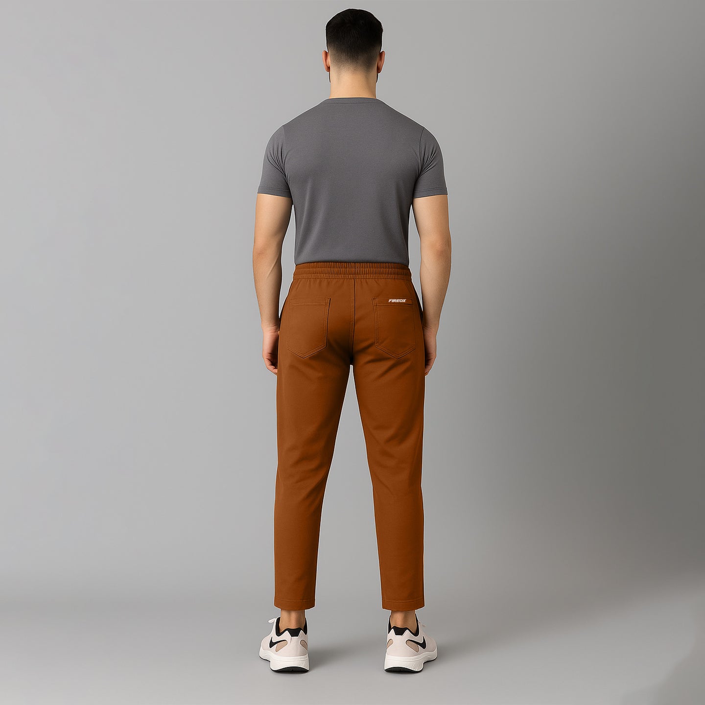 FIREOX MEN Baggy Fit Trouser, Brown, 2025