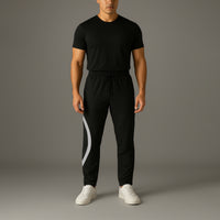FIREOX MEN Active Fit Trouser, Black White F3, 2025