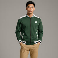 FIREOX MEN Zipper Jacket , Green White, 2025