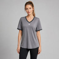 Fireox Women Training T-Shirt, Charcoal-3, 2026