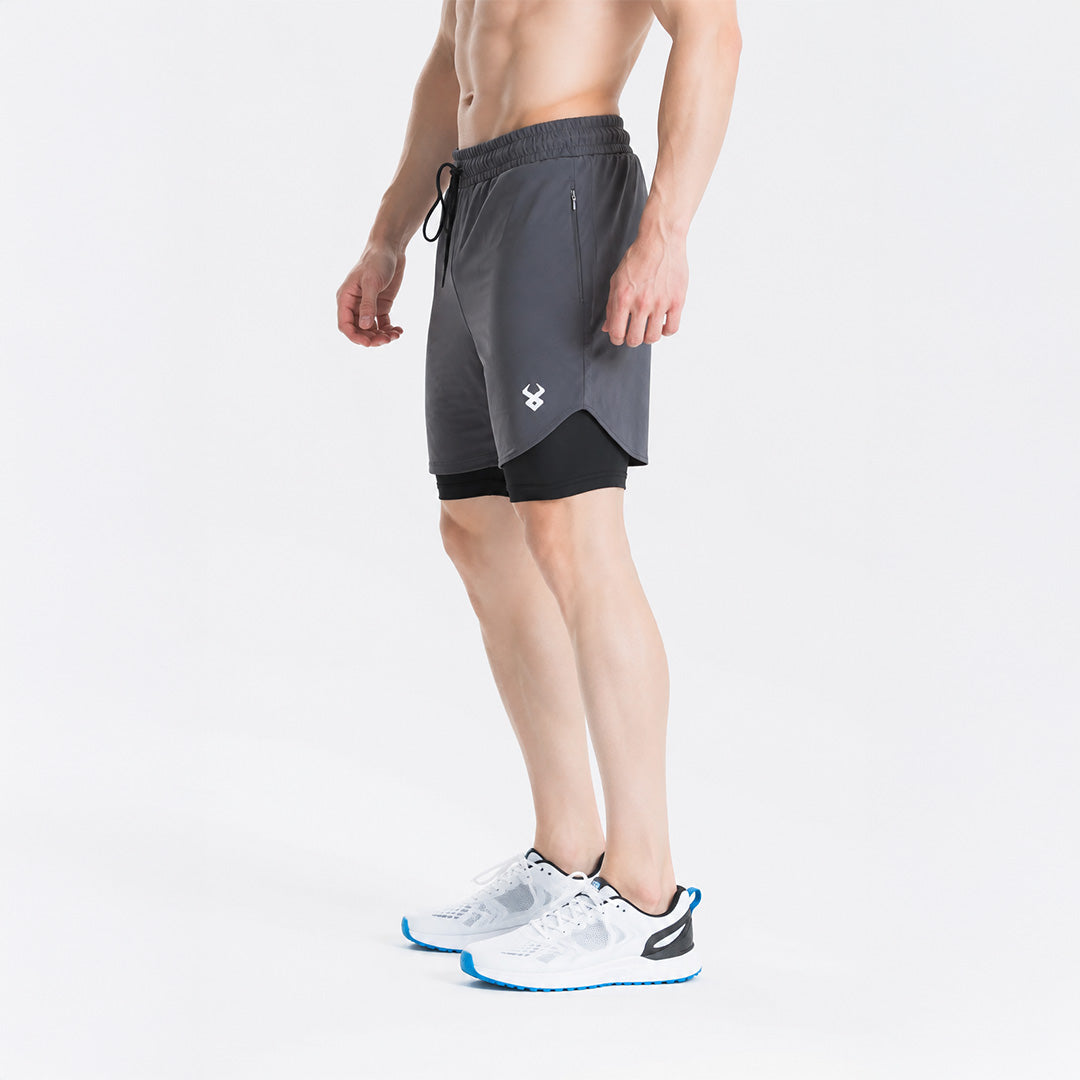 FIREOX Double Compression Shorts Charcoal, 2026-1