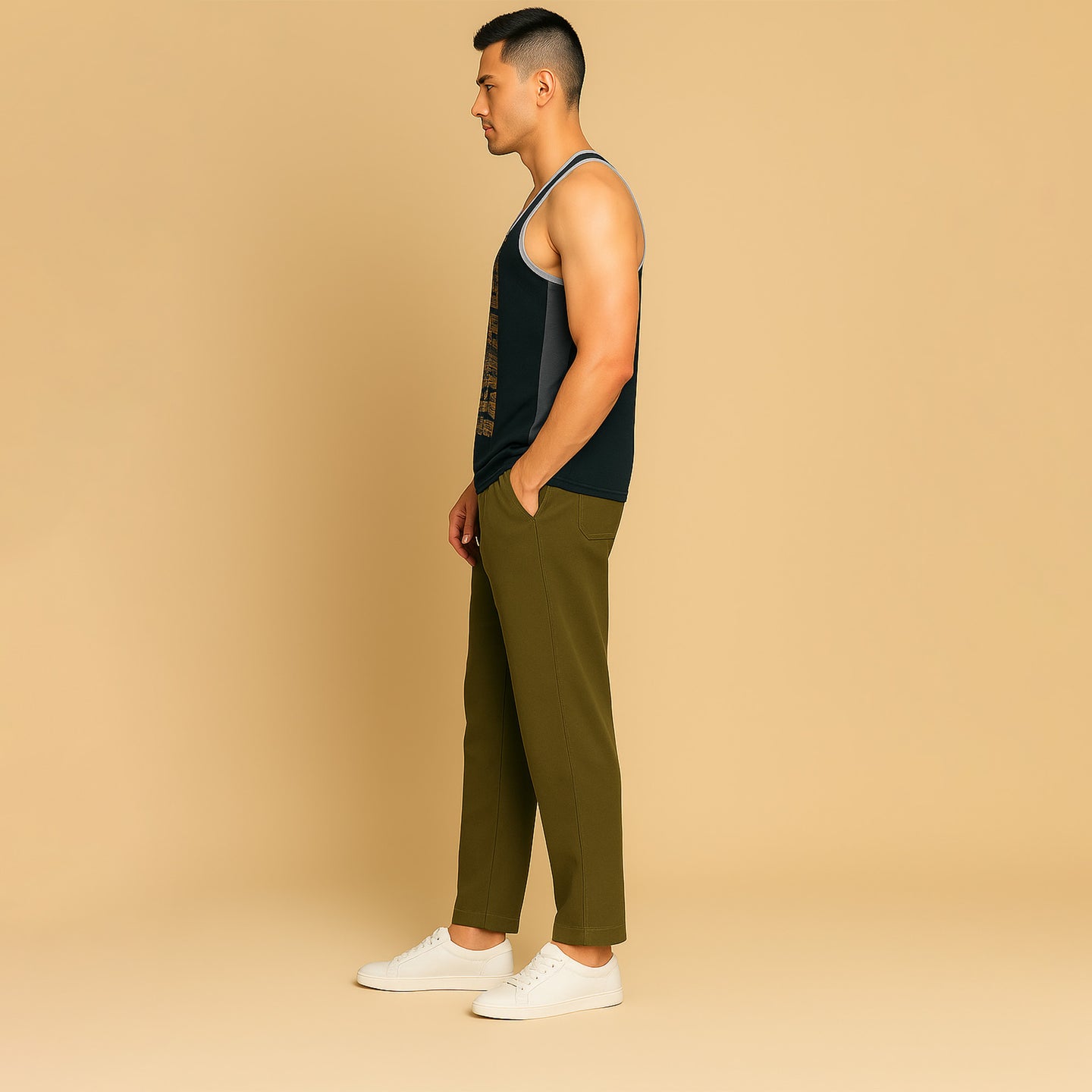 FIREOX MEN Relaxed Fit Trouser, Olive, 2025
