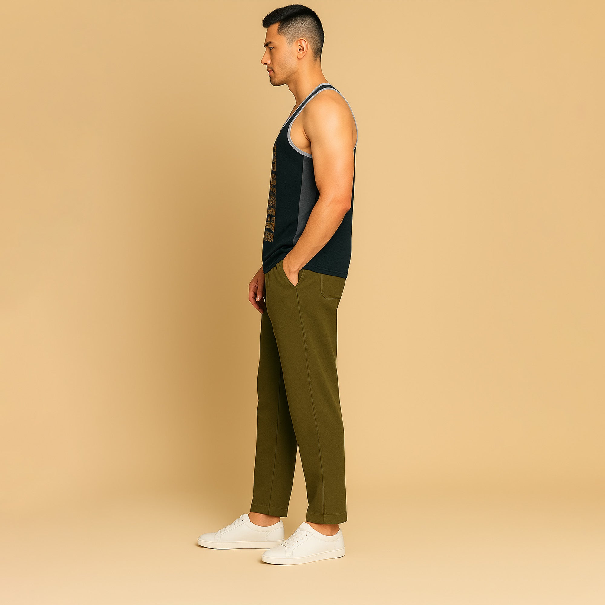 FIREOX MEN Relaxed Fit Trouser, Olive, 2025