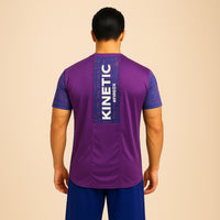 FIREOX Men’s Kinetic Actifit T-Shirt, Purple, D1, 2025