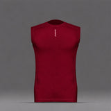 FIREOX Men’s Sleeveless Base Layer Shirt, Maroon