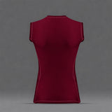 FIREOX Men’s Sleeveless Base Layer Shirt, Maroon