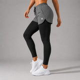 FIREOX Women Double Shorts Full, Charcoal-1, 2026