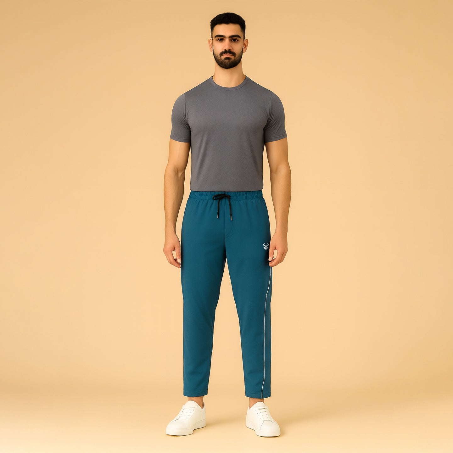 FIREOX MEN Relaxed Fit Trouser, Teal White, 2025