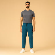 FIREOX MEN Relaxed Fit Trouser, Teal White, 2025
