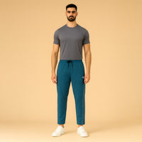 FIREOX MEN Relaxed Fit Trouser, Teal White, 2025