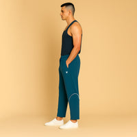 FIREOX MEN Relaxed Fit Trouser, Teal White, 2025
