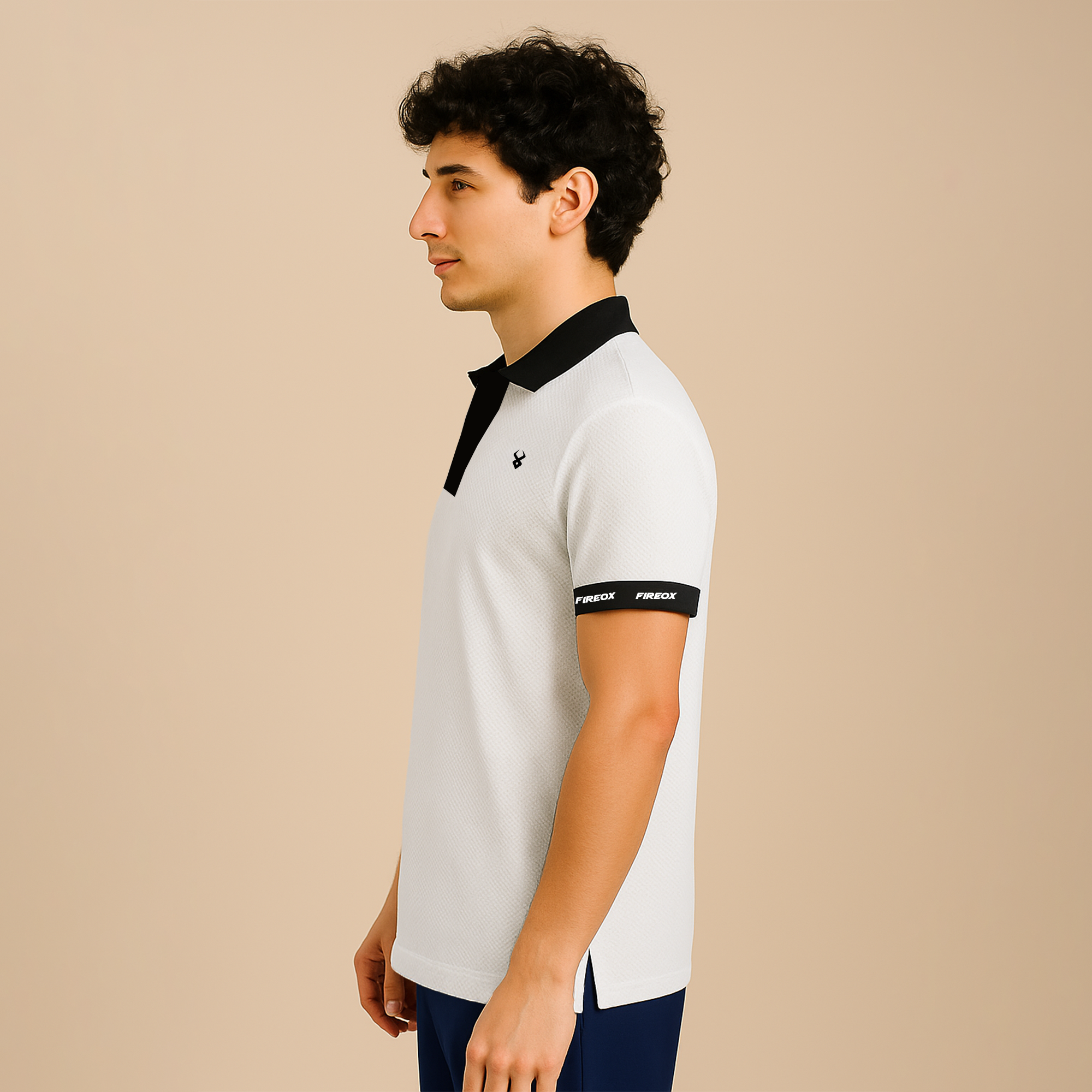 FIREOX Men’s Polo, Light Grey, 2025