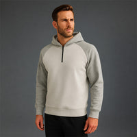 FIREOX MEN Hoodie, White Light Grey, 2025