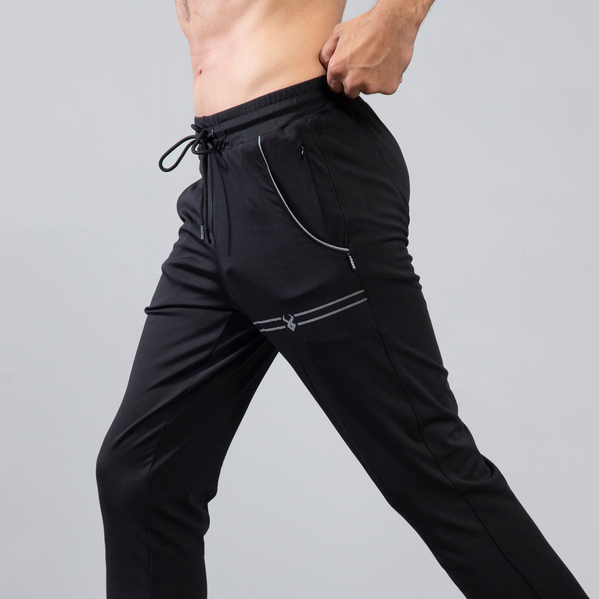 FIREOX Activewear Pro Joggers Black, 4 Pocket,2022