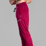 FIREOX Activewear Trouser Maroon, 4 Pocket,2022