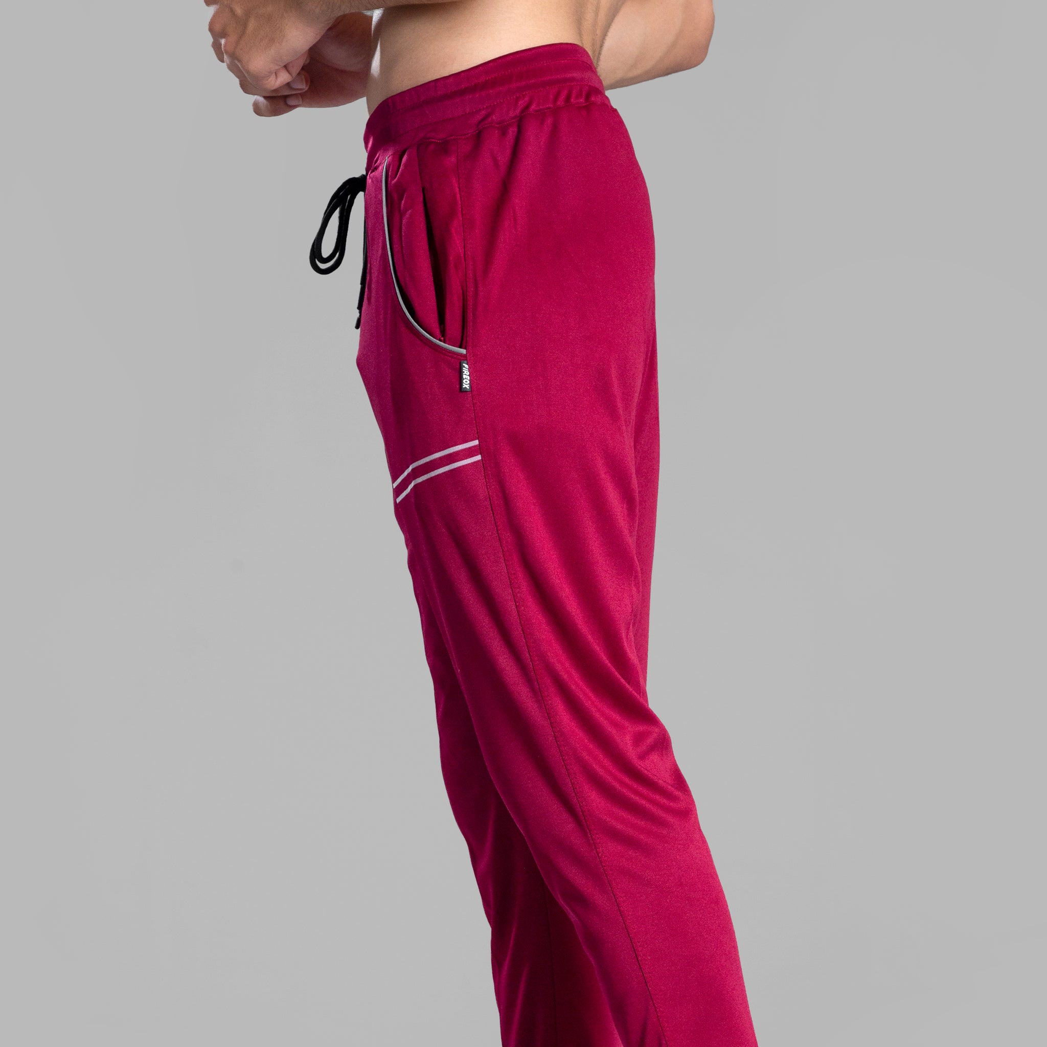 FIREOX Activewear Trouser Maroon, 4 Pocket,2022