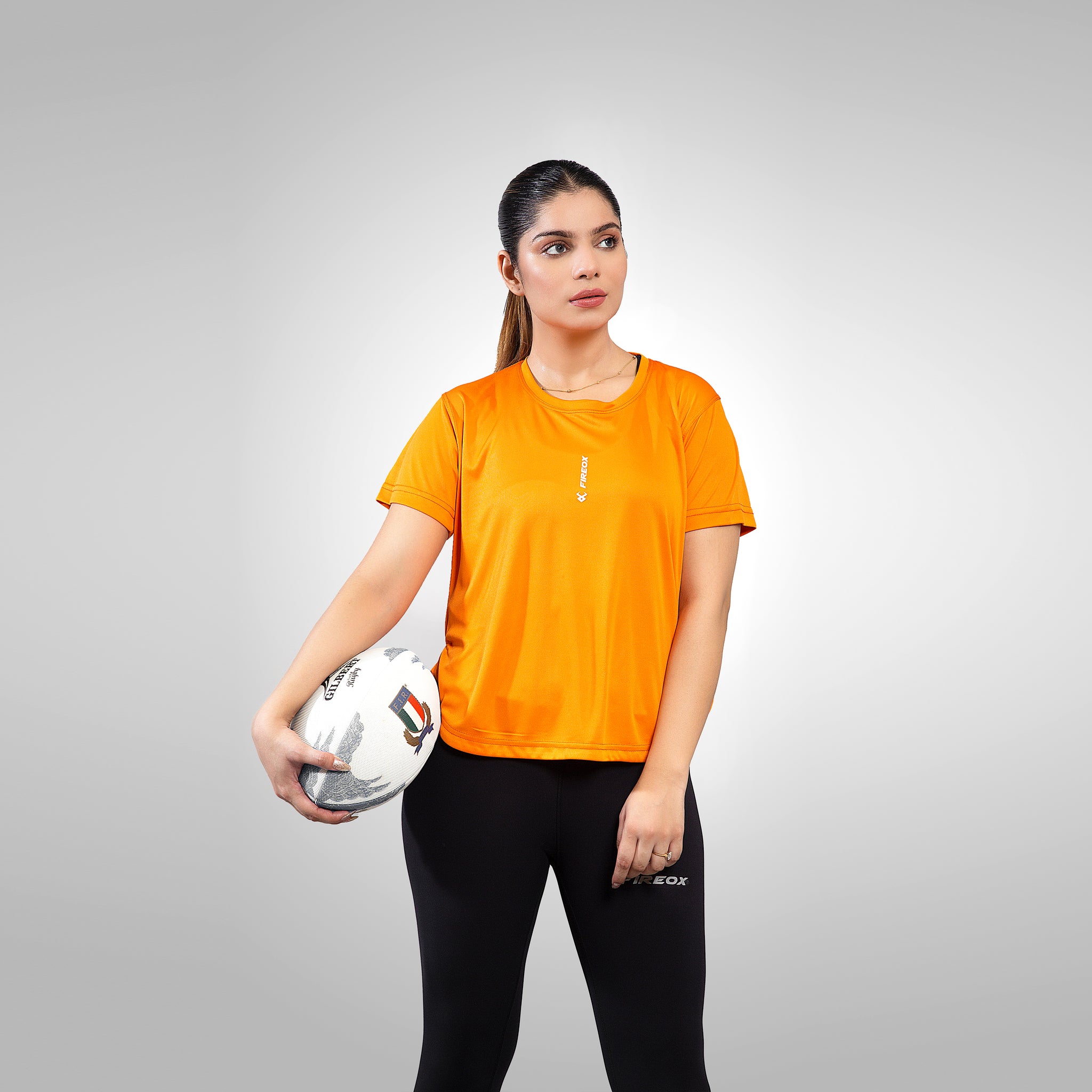 FIREOX Actifit Women T-Shirt, Orange, 2022