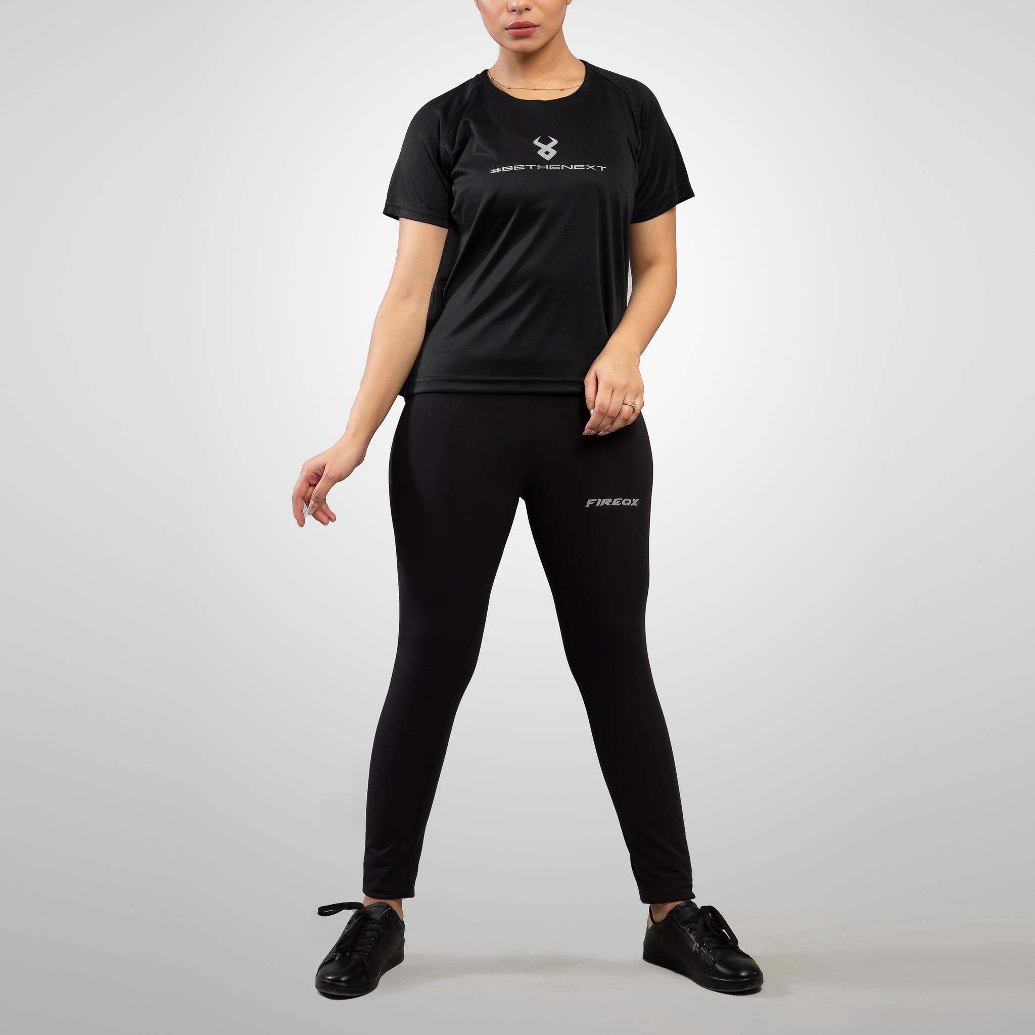 FIREOX Actifit Women T-Shirt, Black, 2022