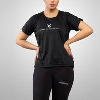 FIREOX Actifit Women T-Shirt, Black, 2022
