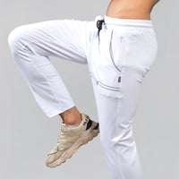 FIREOX Activewear Pro Joggers White, 4 Pocket,2022