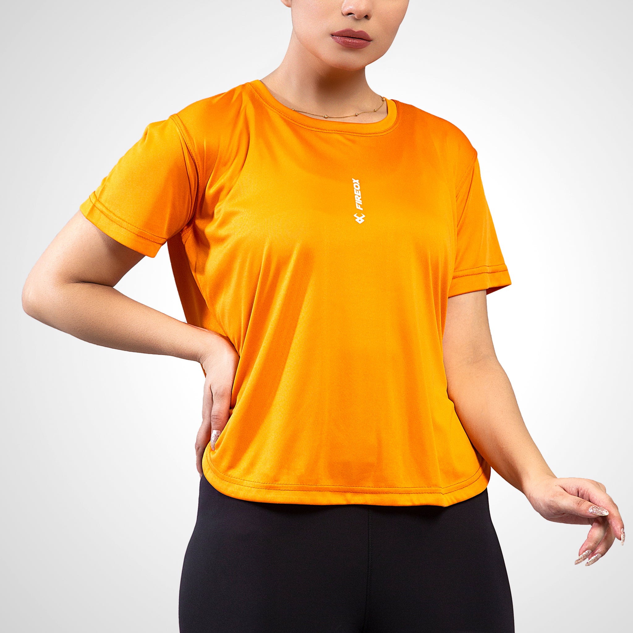 FIREOX Actifit Women T-Shirt, Orange, 2022