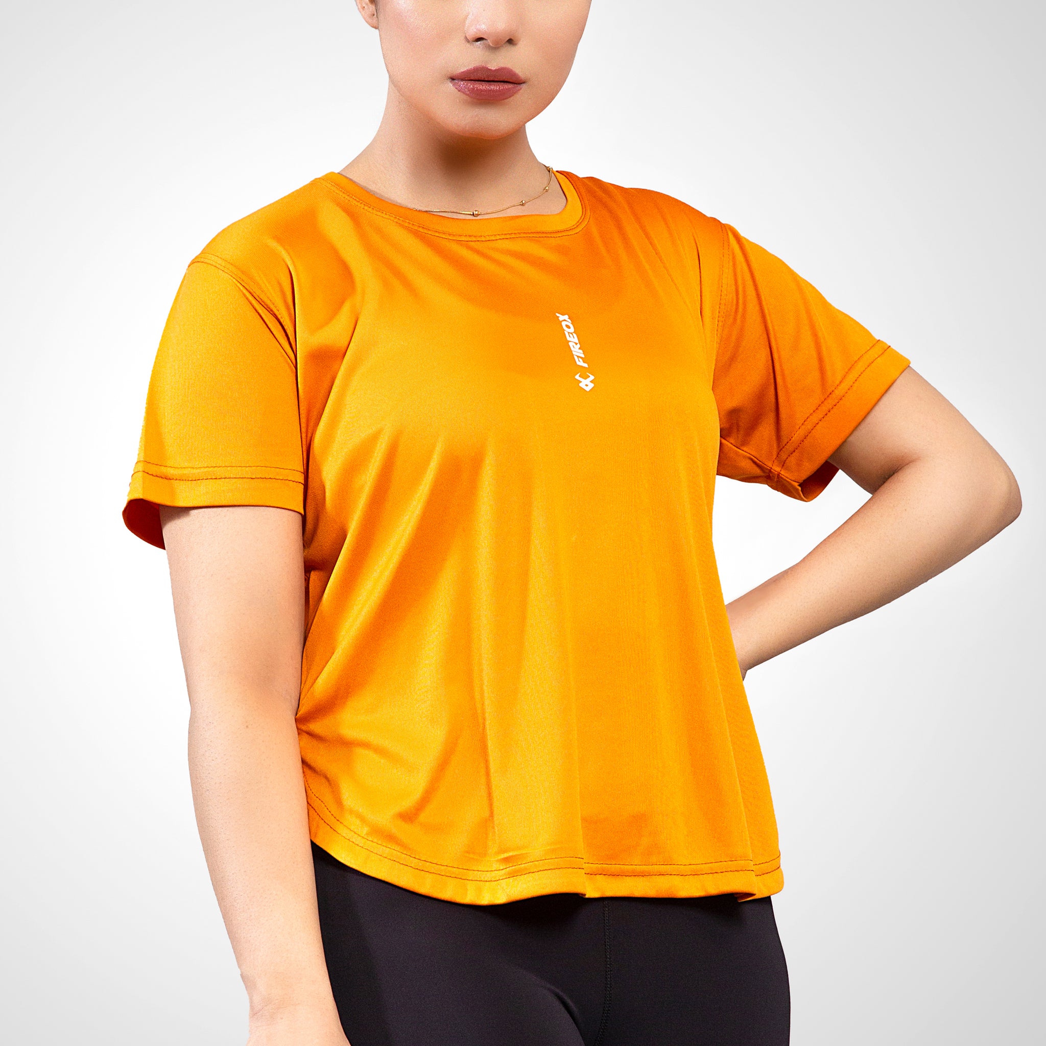 FIREOX Actifit Women T-Shirt, Orange, 2022