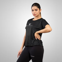 FIREOX Actifit Women T-Shirt, Black, 2022