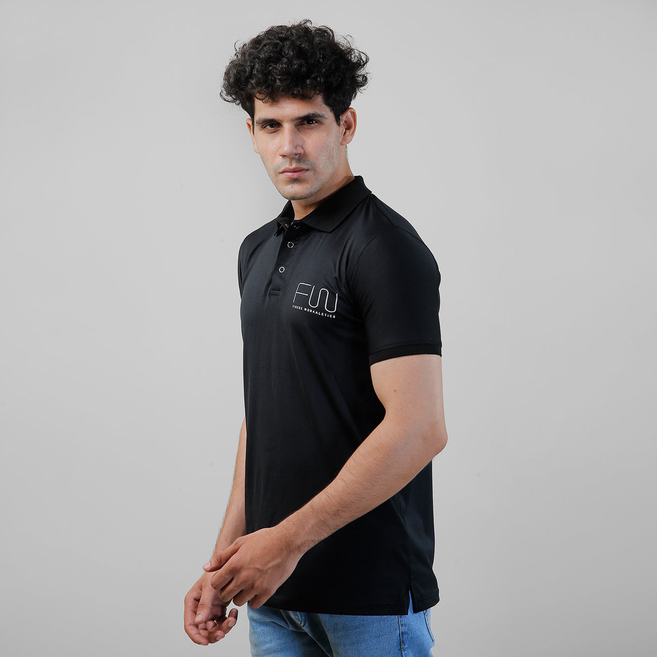 FIREOX Workaletics, Premium Fit, Polo Black