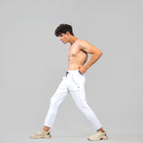 FIREOX Activewear Pro Joggers White, 4 Pocket,2022