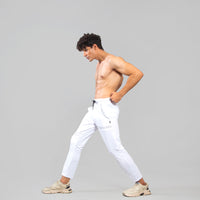 FIREOX Activewear Pro Joggers White, 4 Pocket,2022