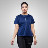 FIREOX Actifit Women T-Shirt, Navy Blue, 2022