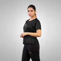 FIREOX Actifit Women T-Shirt, Black, 2022